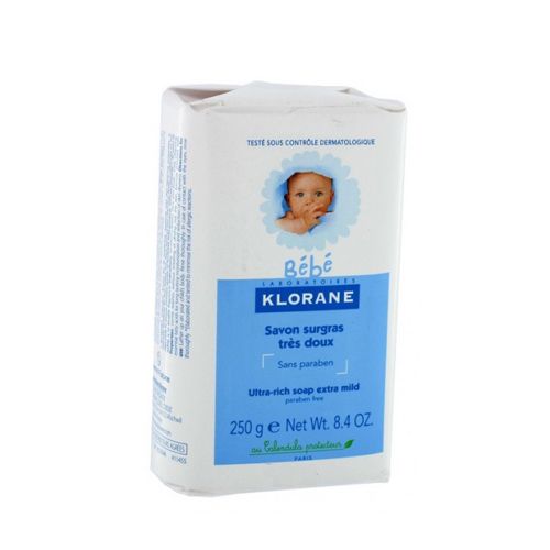 фото упаковки Klorane Bebe Детское мыло с экстрактом календулы